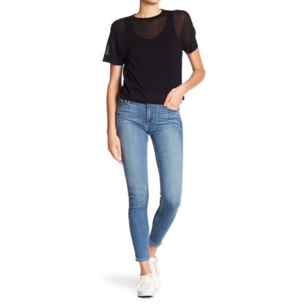 New Alice + Olivia • Mid Rise Skinny Ankle Jeans